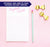 NP004 simple script personalized notepads writing paper letter lined