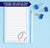 NP010 personalized baseball kids note pad set sports paper lined