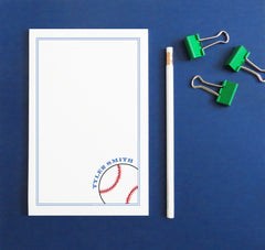 NP010 personalized baseball kids note pad set sports paper 1