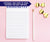 NP017 modern personalized notepads set women stationery paper lined