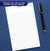 NP020 personalized simple border and 3 letter monogram notepads men women stationery lined