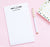 NP024 personalized name and 1 initial monogram note pads for women letter writing 1