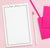 NP032 personalized name and border notepad for kids script stationery