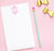 NP033 personalized elegant monogram note pads 3 letter stationary
