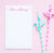 NP035 personalized cute script font note pad set elegant paper stationery 