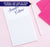 NP036 elegant personalized stationery notepad women letter writing lined