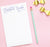 NP037 personalized simple kids note pad set script stationery.