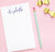 NP045-modern personalized notepad for women simple stationery