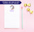 NP046 unicorn personalized notepad for kids animal script lined