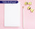 NP049 star and name personalized stationery notepads for kids letter writing lined
