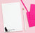 NP053 cat silhouette notepad personalized animal cats kitty 1