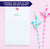 NP054 flamingo kids notepad personalized pink bird animal lined