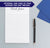 NP058 classic script personalized notepad for adults writing paper lined