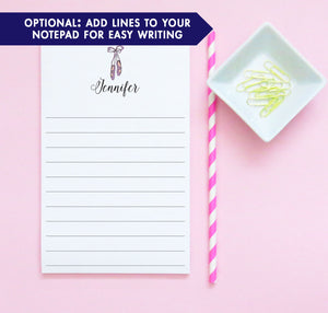 NP066 personalized ballet shoes kid notepad set girl ballerina script lined
