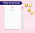 NP067 personalized kid notepads with dreamcatcher girls boho paper lined