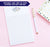 NP074 floral personalized notepad for women flowers florals paper 1 lined