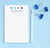 NP079 stars notepad personalized for kids star block font 2