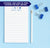 NP079 stars notepad personalized for kids star block font lined