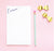 NP091 simple script notepads personalized for women letter writing paper 2