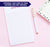 NP092 simple block font personalized note pad for adults stationery classic paper lined