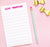 NP094 lined notepads personalized for girls lines paper stationery 2