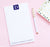 NP100 personalized business 1 letter monogram notepad set business professional
