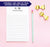 NP102 personalized 2 letter monogram notepad for women and men business professional paper lined