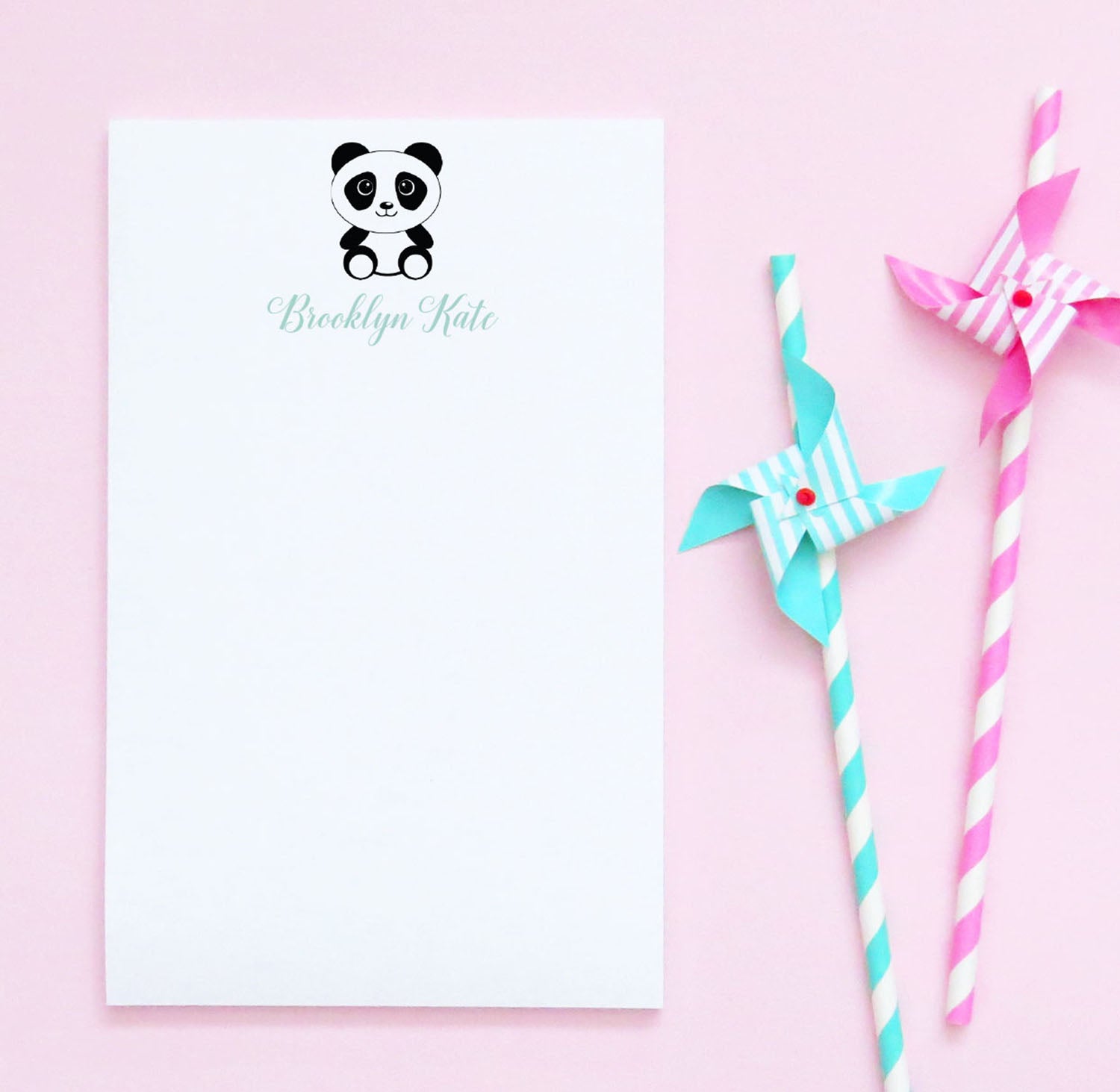 NP114 cute panda note pad personalized for girls and boys animal animals paper
