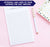 NP117 a note from note pad personalized for adults script simple paper lined