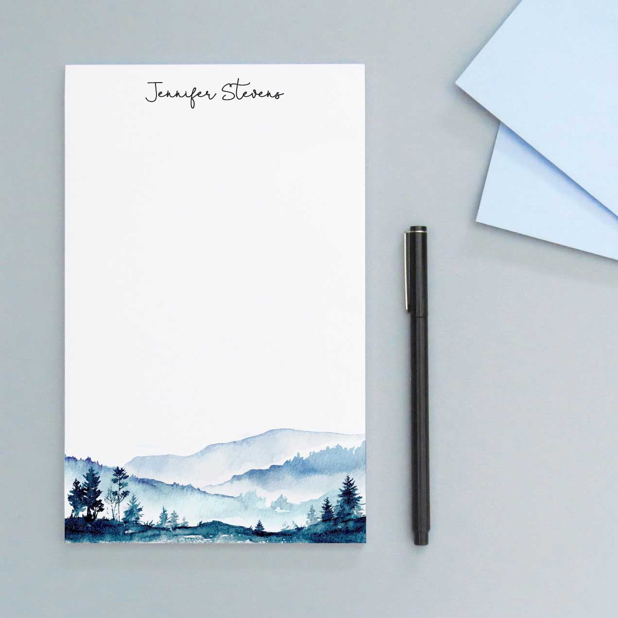 Matching FOLDED card Notepads