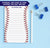 NP143 baseball stitch note pads personalized set sports sport paper lined