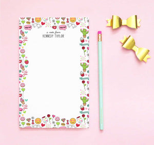 NP153 personalized emoji notepads for kids letter writing