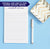 NP163 classic script personalized stationary paper set writing stationery paper lined