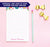 NP170 colorful floral personalized notepad sets girls letter writing lined
