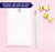 NP200 volleyball personalized stationery paper sports border notepad sport lined