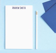 NP206 cute block font personalized stationery notepads for kids classic