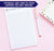 NP218 1 initial monogrammed note pads personalized set elegant classic lined