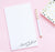 NP237 bottom corner script name personalized notepads for women elegant classic