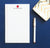NP315 Personalized Apple Notepad for Teachers lined lines stationery stationary note pad notepads