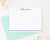PS032 modern script personal stationery sets with line on bottom women simple personalized 1