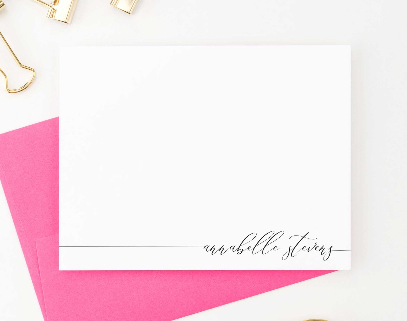 Pastel Watercolor Stripe Stationery Set Rainbow Stationary Set for Women  Girls Flat Note Cards Girls Personalized Gift Idea Thank You -  Hong  Kong