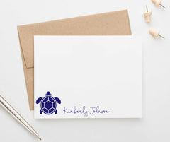 Sea Turtle Personalized Stationary Set