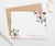 PS095 pink floral personalized stationery for women adult florals flowers 1