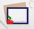 PS108 apple personalized teacher stationery with polka dot frame teachers principle educator 1