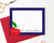 PS108 apple personalized teacher stationery with polka dot frame teachers principle educator 3