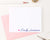 PS142 heart with script font personalized notecards set women elegant 2nd photo
