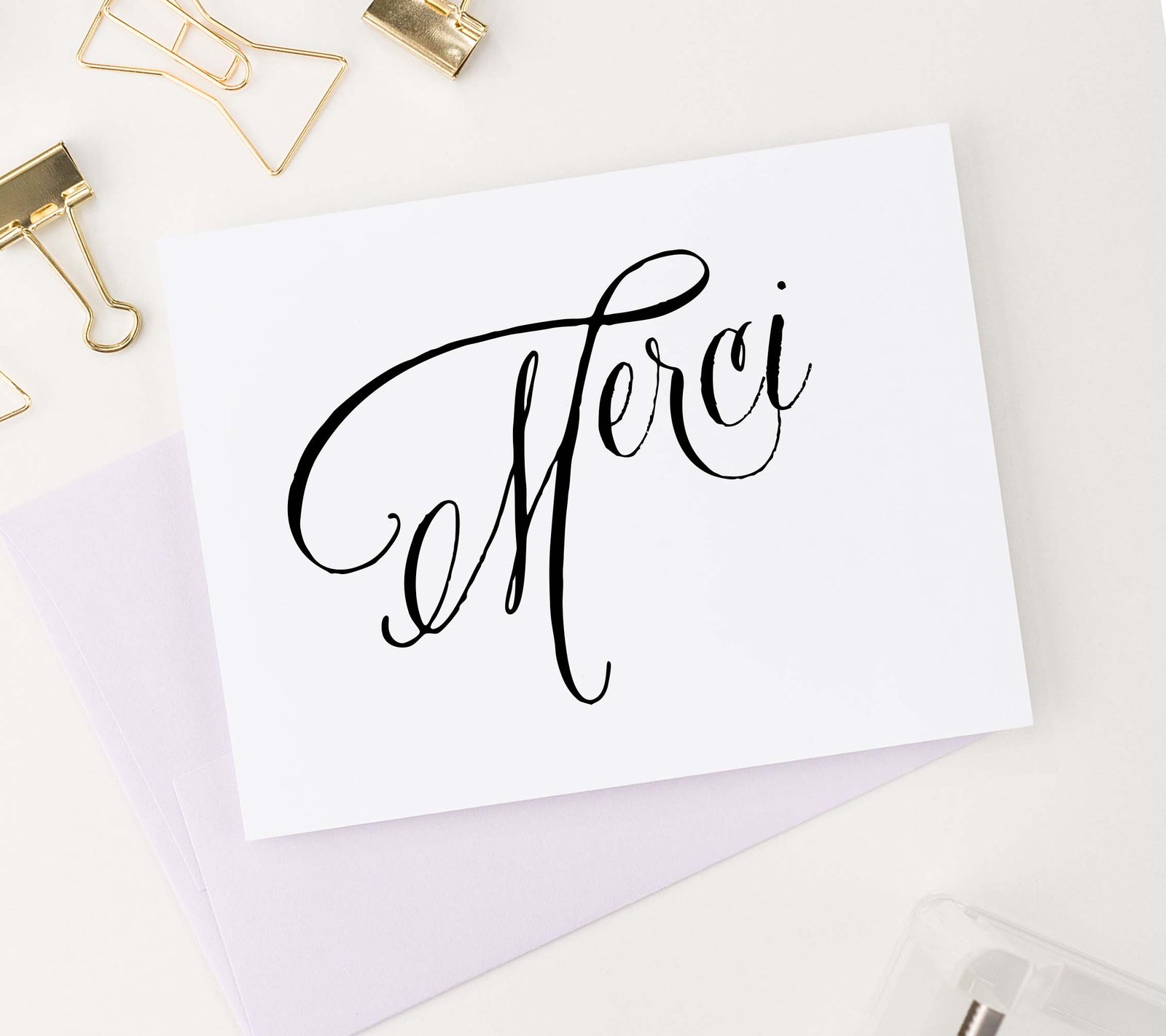 Merci Folded Thank You Cards