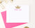 TY057 princess gold glitter crown thank you cards tiara royal queen
