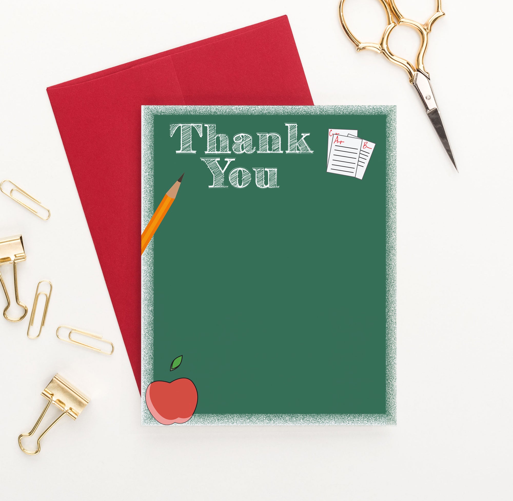 TY091 College Graduation Thank You Cards for Educators principal counselor high school