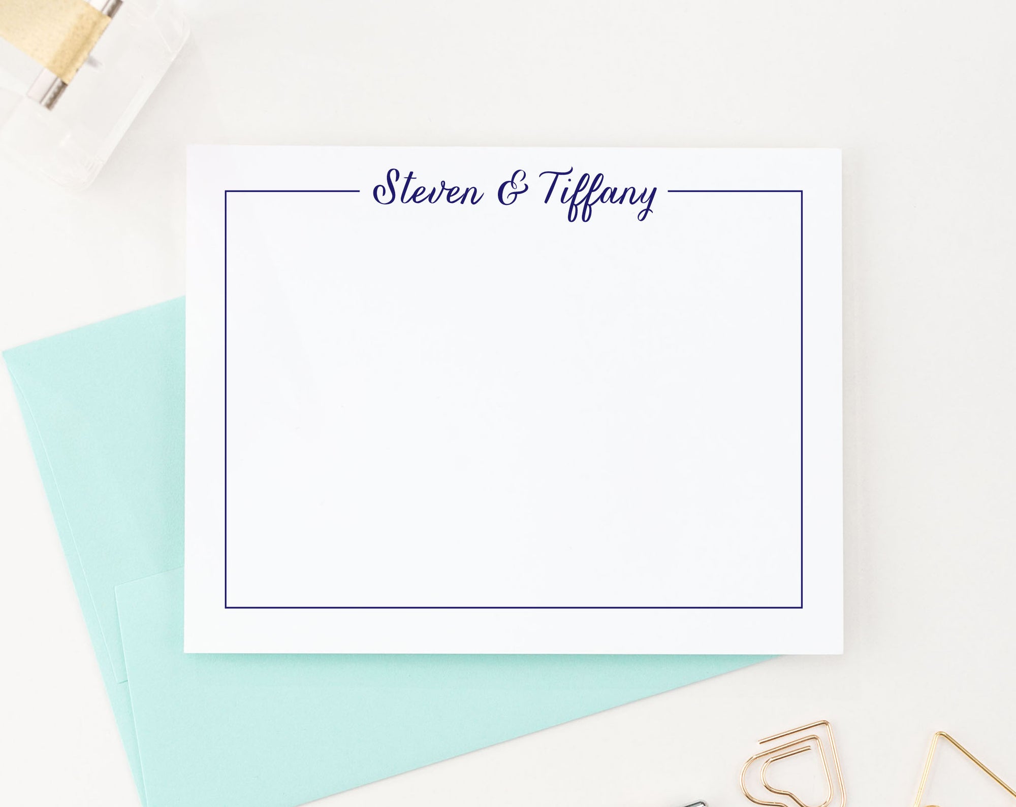 WS003 border and name anniversary thank you cards engagement wedding gifts 1